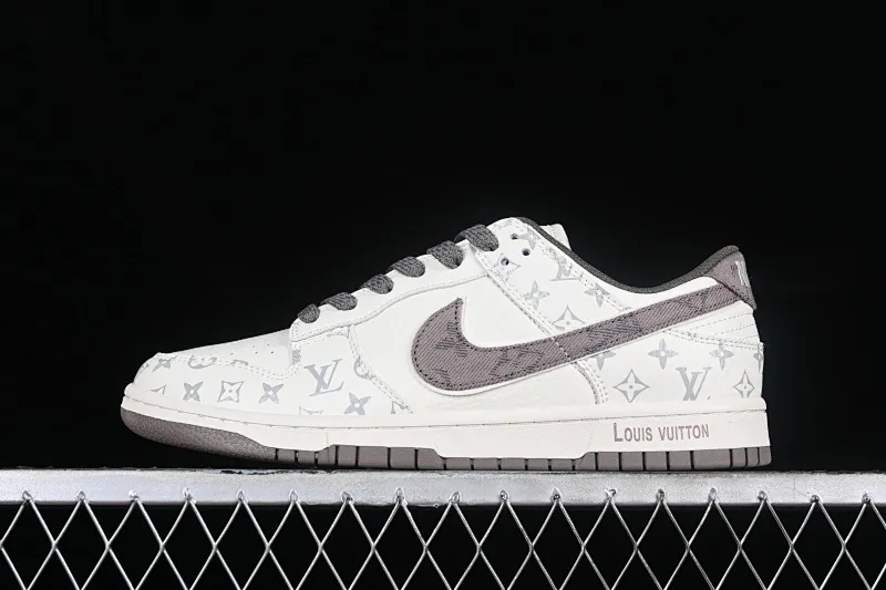 All categories Nk SB Dunk Series Nk SB Dunk Low High-end customized low-top sneakers LV x Nk Dunk Low joint model Louis Vuitton-Beige Starry SB low-top casual sneakers FC1688-131